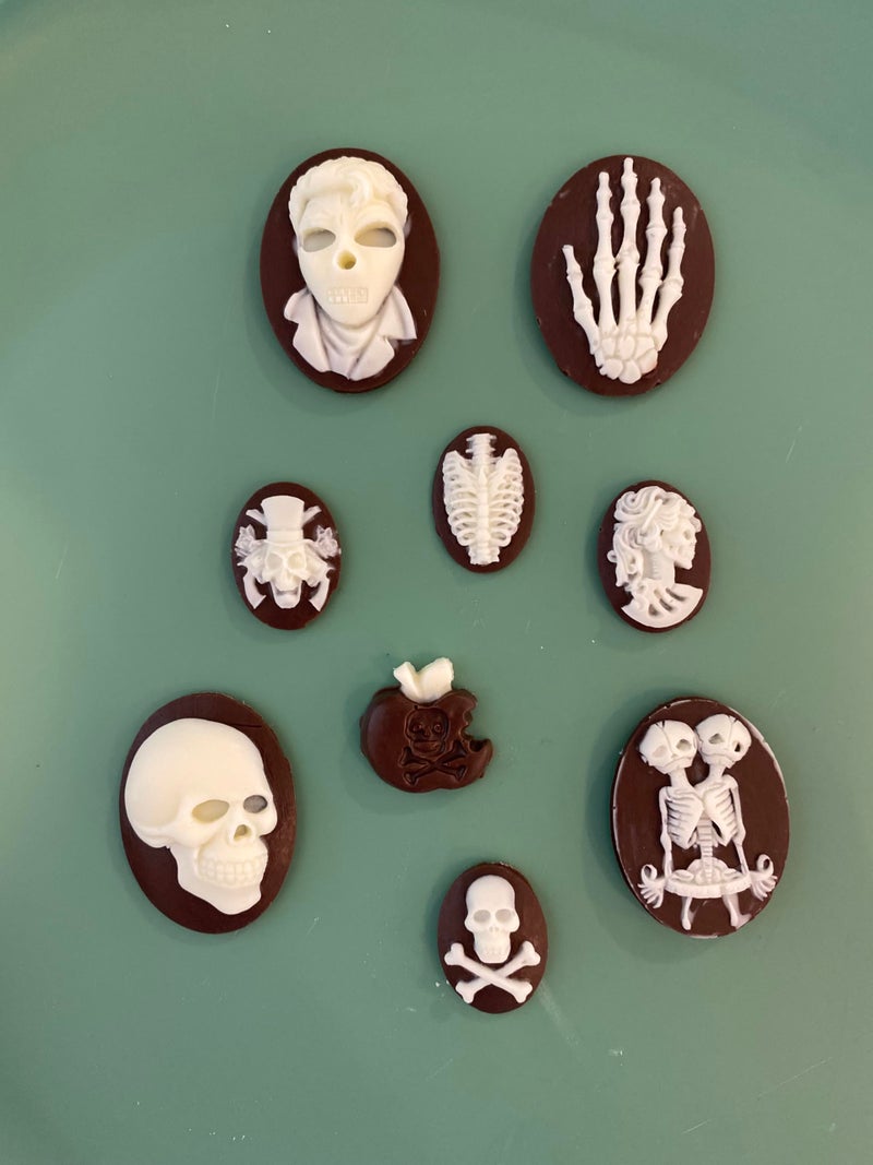 FOYARA Halloween Skull Skeleton Fondant Silicone Cake Decoration Mould Chocolate Mould Sugar Icing Gumpaste Kitchen DIY Baking Tools - Image 4